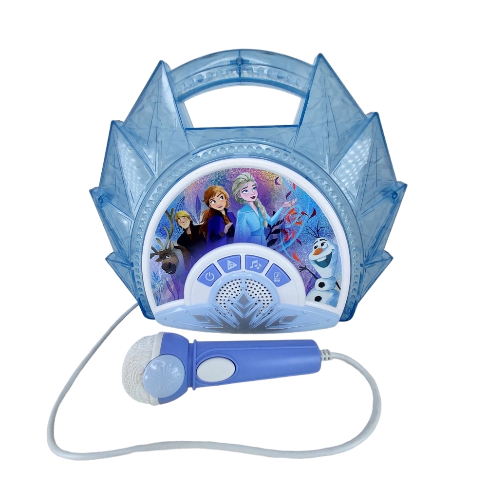 Disney© Frozen 2 Sing Along Mic Boombox Karaoke Toy Model FR-115.EMv1 TESTED